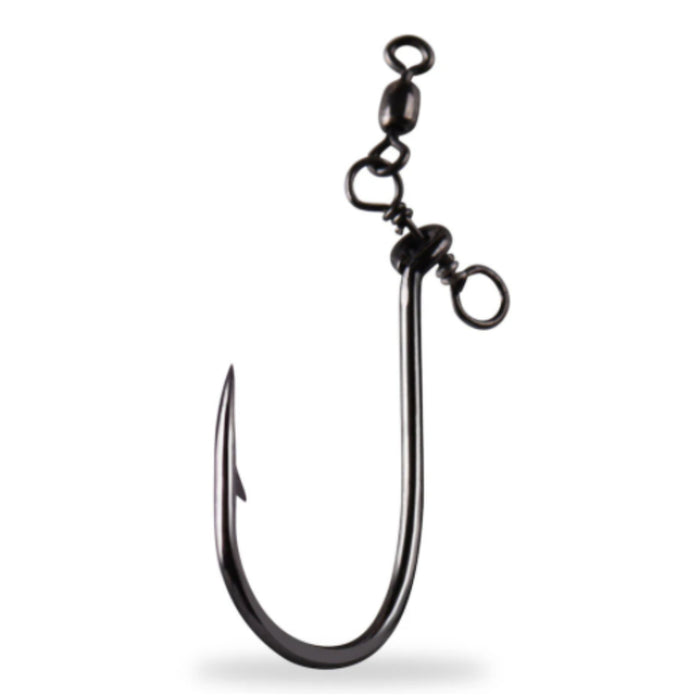 Mustad No-Twist Dropshot Hook With Mini Swivel