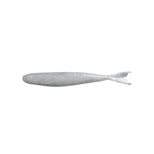 Snowy Crackle Grumpy Baits Minn-Fin 4" Soft Minnow