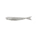 White Crystal Grumpy Baits Minn-Fin 4" Soft Minnow