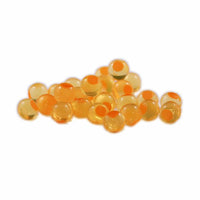Natural Orange with Orange Dot Cleardrift Embryo Soft Beads for Steelhead Fishing