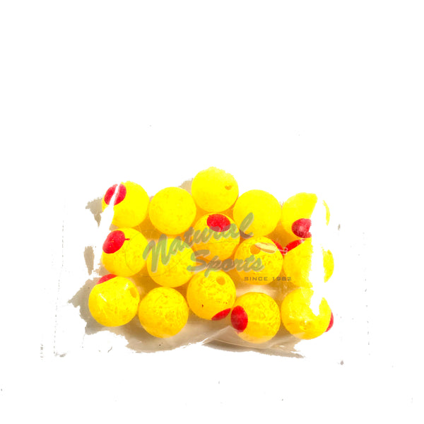 Yellow Roe UV - Steelhead & Trout Fishing Egg Beads –