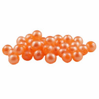 Orange Pearl Cleardrift Soft Beads for Steelhead Fishing