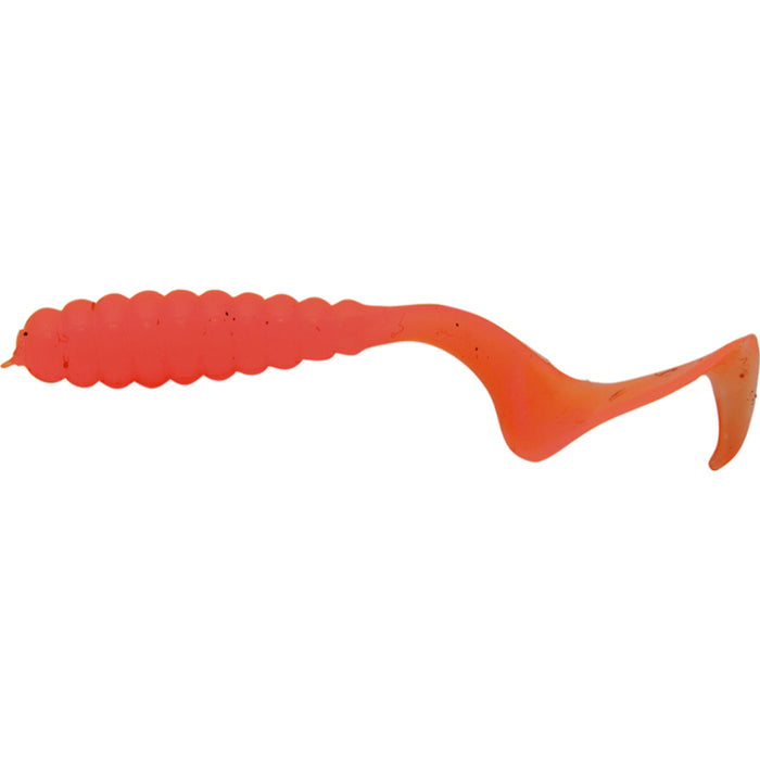 Orange Mister Twister 4" & 6" Twister Grub