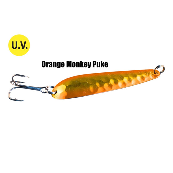 Northern King MAG Trolling Spoon Orange Monkey Puke
