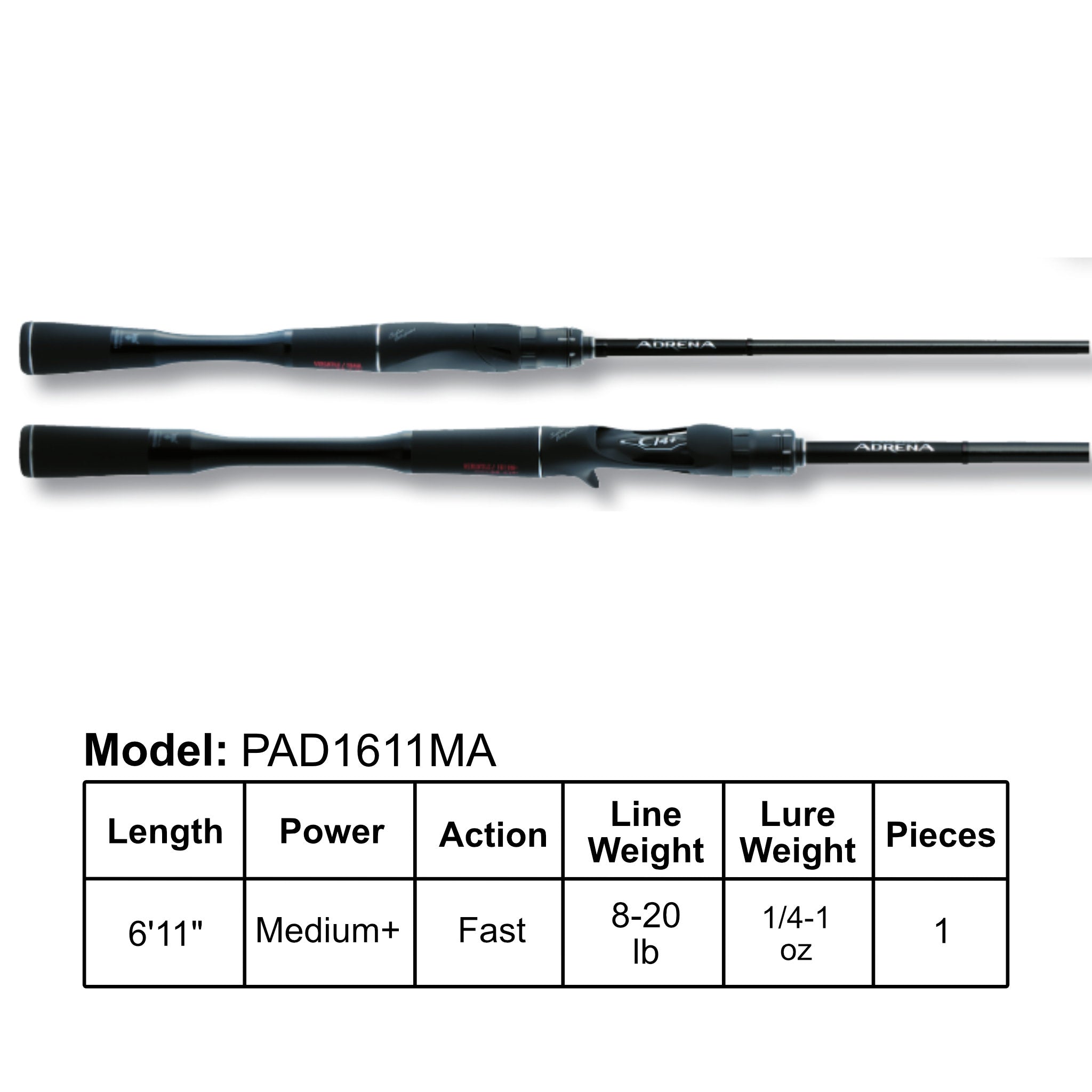 Shimano Poison Adrena 6'10 Medium Casting Rod