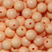 TroutBeads Mottled Beads - Peach Fuzz