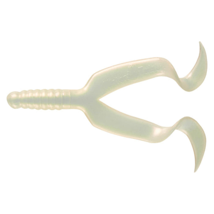 Pearl White Mister Twister Double Tail Grub
