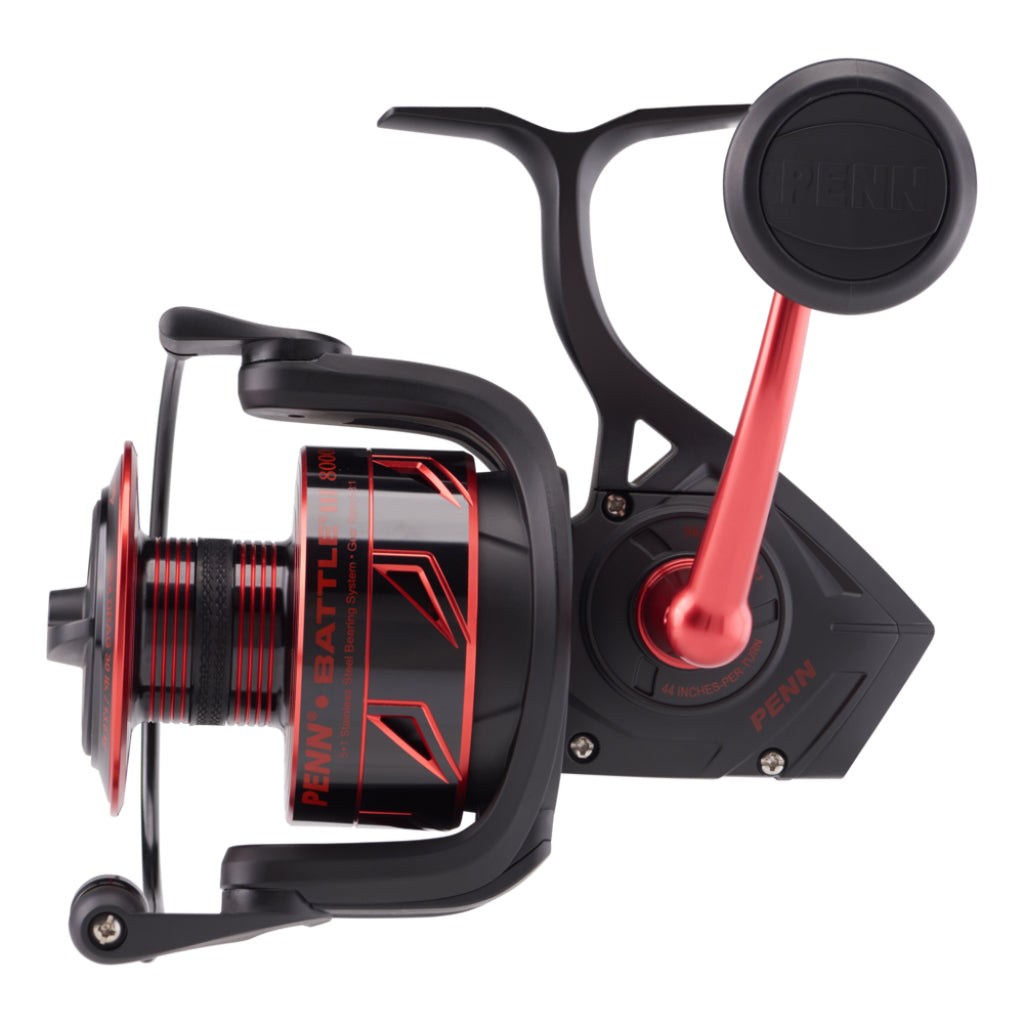 Battle III Spinning Red/Black 12.8 oz : : Sports & Outdoors