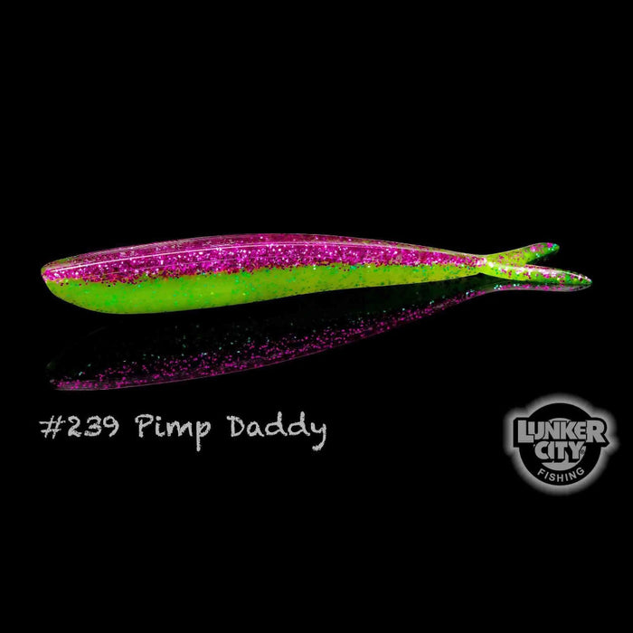 Pimp Daddy Lunker City Fin-S Fish 4" Minnow