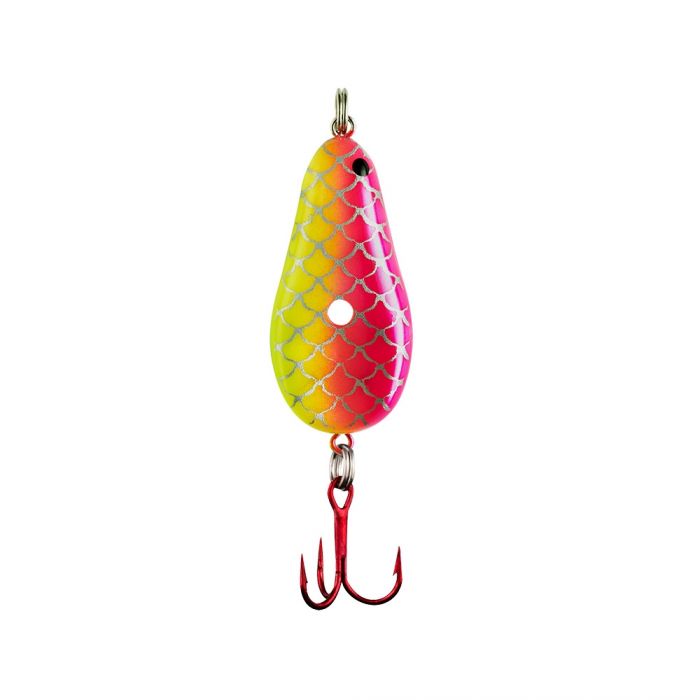 Pink Dace Lindy Glow Ice Fishing Spoon