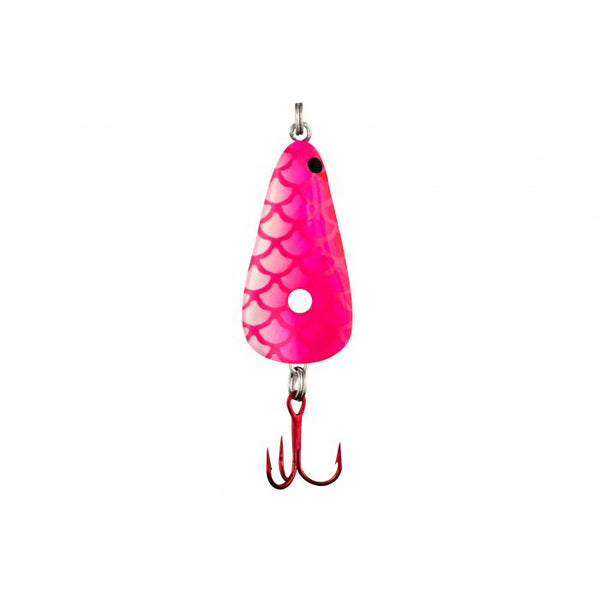 Lindy Glow Spoon 1/4oz: Pink Scale - Vimage Outdoors