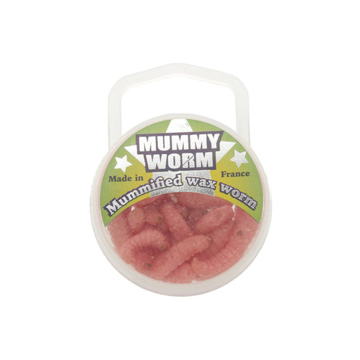 Pink EuroTackle Mummy Worm Ice Fishing Bait