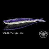 Purple Ice Lunker City Fin-S Fish 4" Minnow