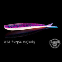 Purple Majesty Lunker City Fin-S Fish 4" Minnow