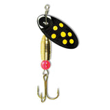 Black Yellow Panther Martin Black Panther Trout Spinner