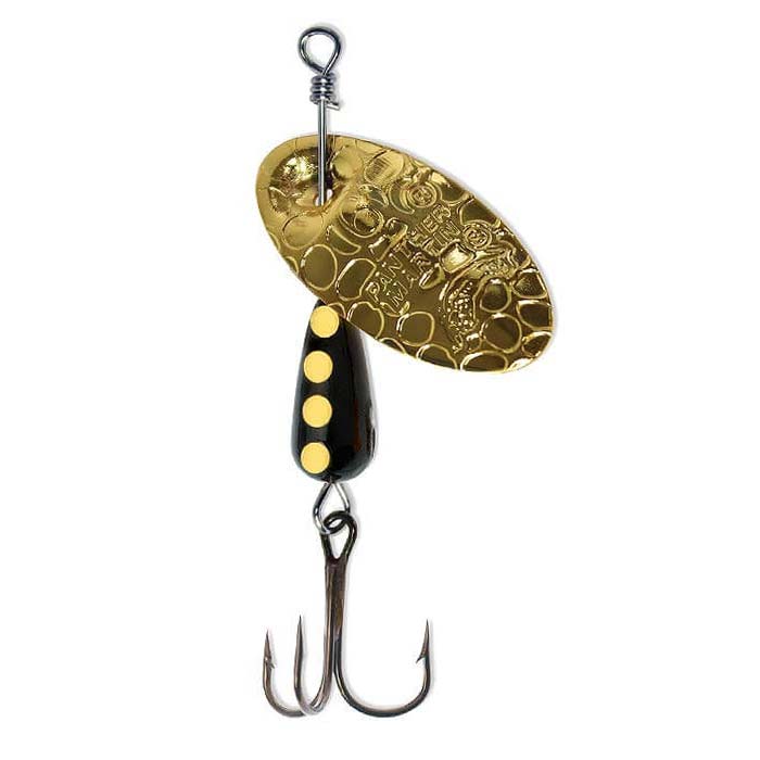Panther Martin PMCRG_4_U Teardrop Nature Series Spinners Fishing Lure - 4  (1/8 oz) - Crayfish Gold
