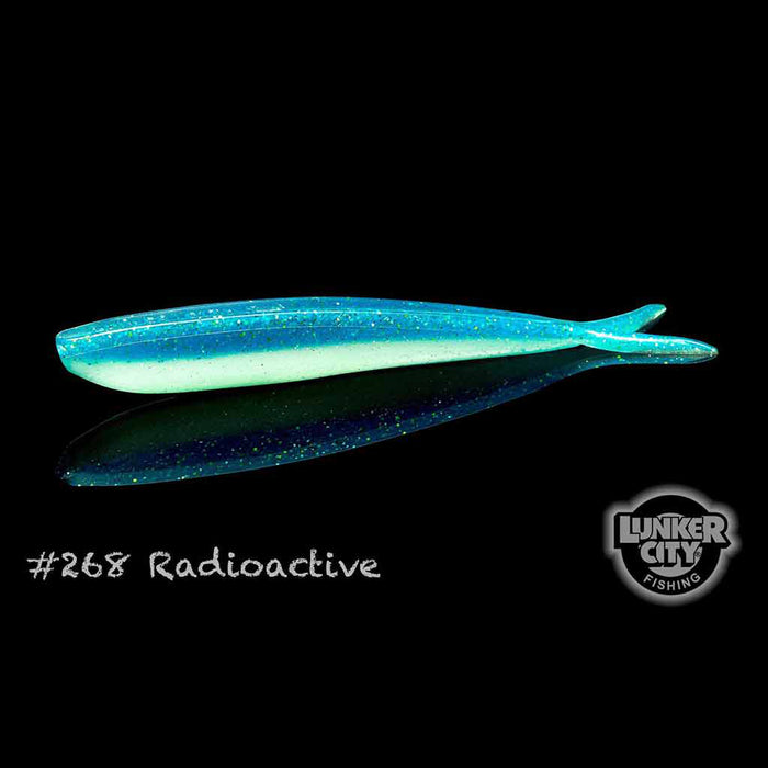 Radioactive Lunker City Fin-S Fish 4" Minnow