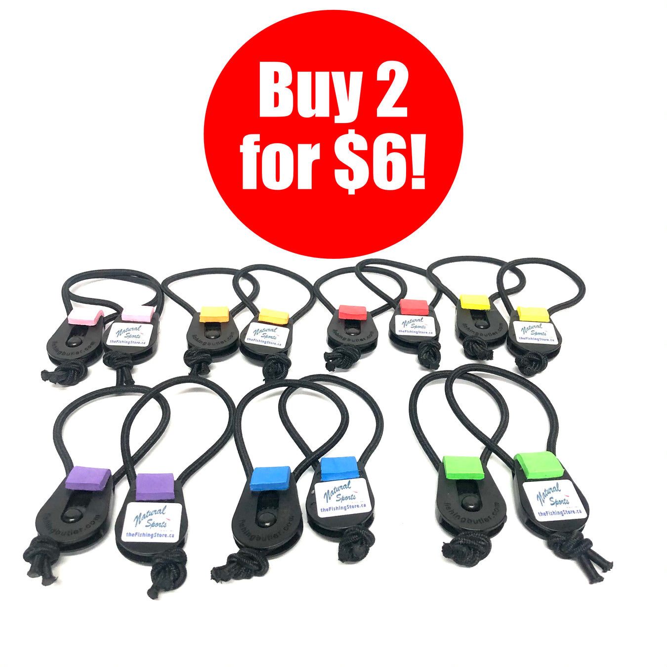 Natural Sports Fishing Rod Ties Fishing Butlers