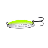 Silver Chartreuse Williams Bully Fishing Spoon