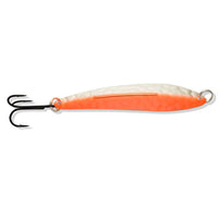 Silver Orange Williams Whitefish Fishing Spoon
