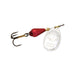 Silver Red Mepps Aglia Brite Inline Spinner
