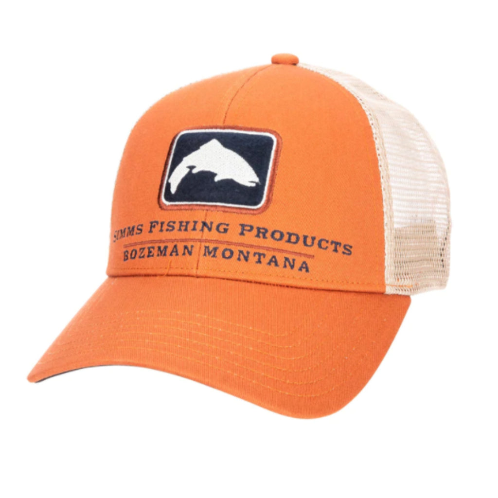 Simms Trout Icon Trucker Fishing Hat – Natural Sports - The