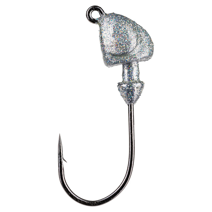 1/2 oz Silver Bling Strike King Squadron Swimbait Jighead