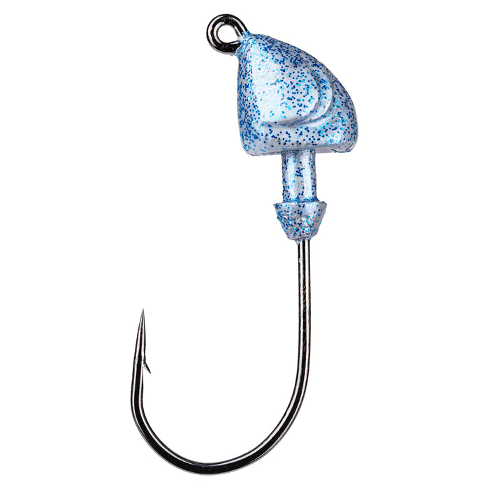3/4 oz Blue Glimmer Strike King Squadron Swimbait Jighead