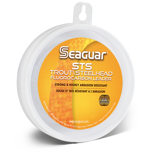 Seaguar STS Salmon/Steelhead Fluorocarbon Leader Line – Natural Sports -  The Fishing Store