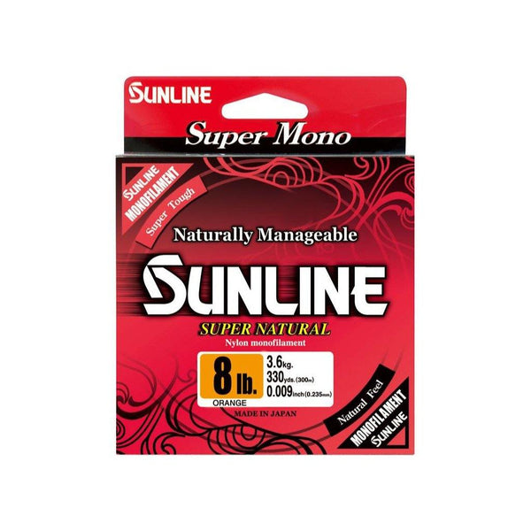 Sunline Super Natural 8 lb x 330 yd Orange | 63758730