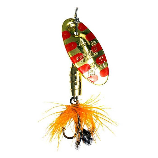 Salamander Gold Orange Panther Martin Dressed Teardrop Trout Spinners