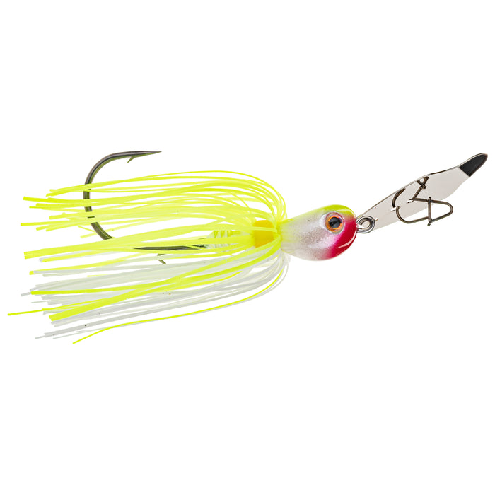 Chartreuse White Strike King Thunder Cricket Chatterbait