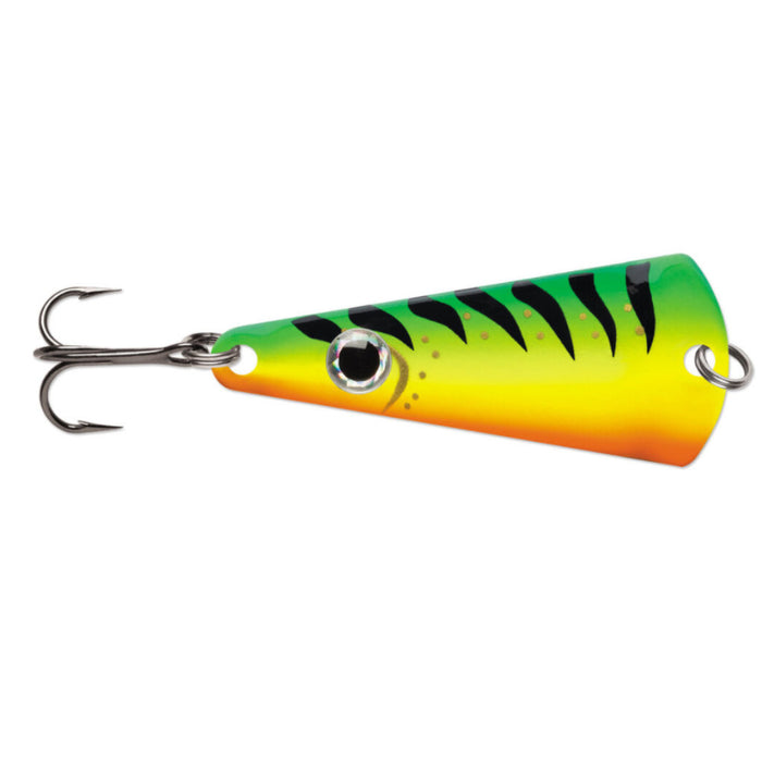 Glow Firetiger VMC Tingler Spoon Ice Fishing Lure