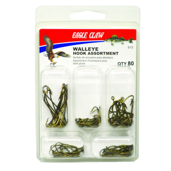 Eagle Claw Walleye Hook Assortment Pack – Natural Sports - The