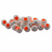 White Glow Peach Dot Cleardrift Glow Soft Beads for Steelhead Fishing