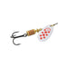 White Red Dots Mepps Comet Inline Spinner