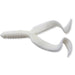 White Mister Twister Double Tail Grub