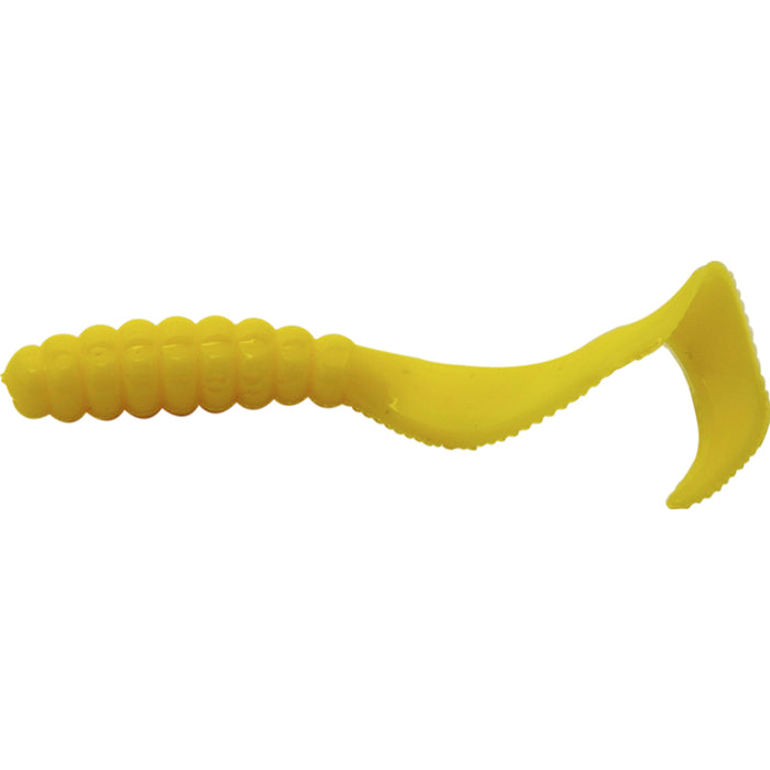 Yellow Mister Twister 4" & 6" Twister Grub