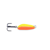 Yellow Orange Williams Ridge Back Fishing Spoon