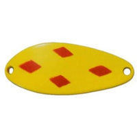 Acme Little Cleo Casting Spoon - Yellow Red Diamond