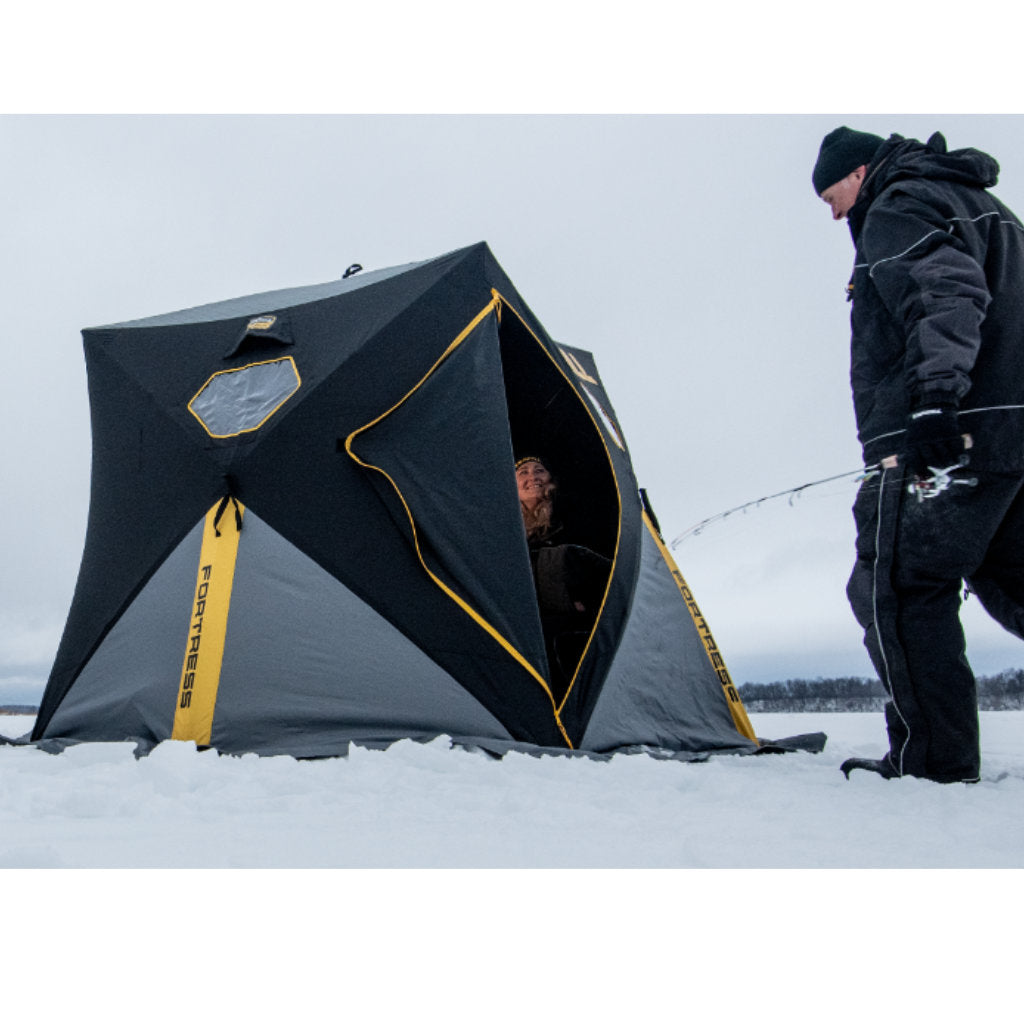 Frabill Fortress 260 Kick-Out Ice Fishing Shelter – Natural Sports
