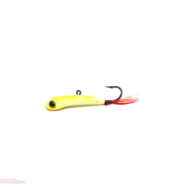 Blue Fox Lil' Foxee Minnow Vertical Jigging Ice Lure – Natural