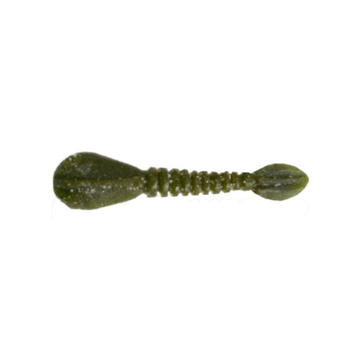 Grumpy Baits Micro Grubby Green Pumpkin