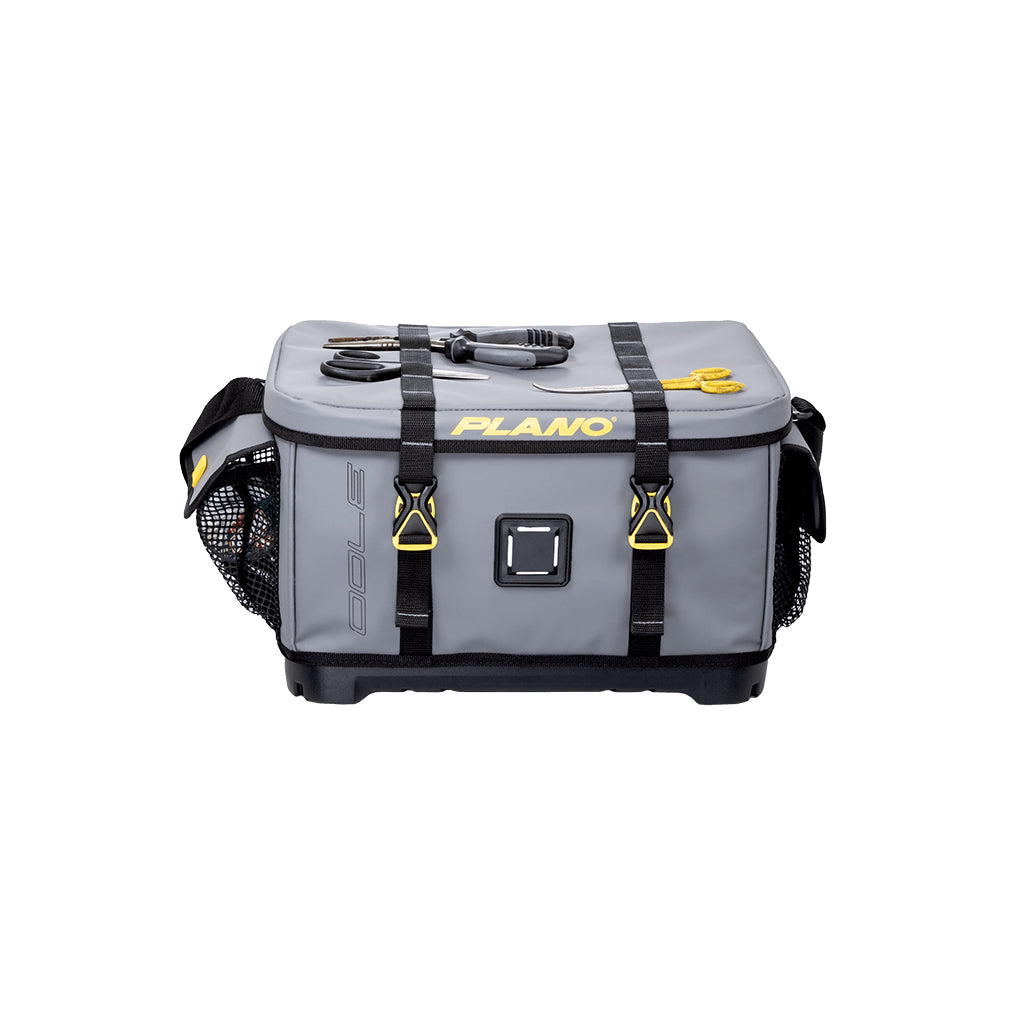 Plano Atlas 3700 Tackle Fishing Backpack, Gray EVA Material, Includes 3  3750 StowAway Utility Boxes for Worms, Lures, & Baits, Waterproof &  Non-Skid