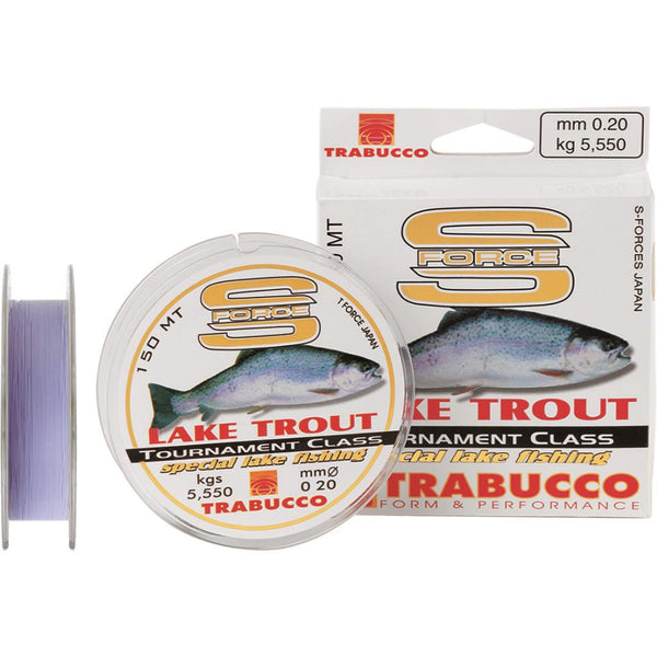 Trabucco S-Force Lake Trout Monofilament Fishing Line – Natural Sports -  The Fishing Store