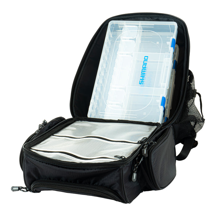 Top Load Shimano Blackmoon Fishing Backpack Tackle Bag