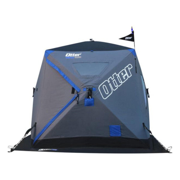 An Insulated Otter Ice Fishing Tent Editorial Stock Photo - Image of  lifestyle, banff: 240998953